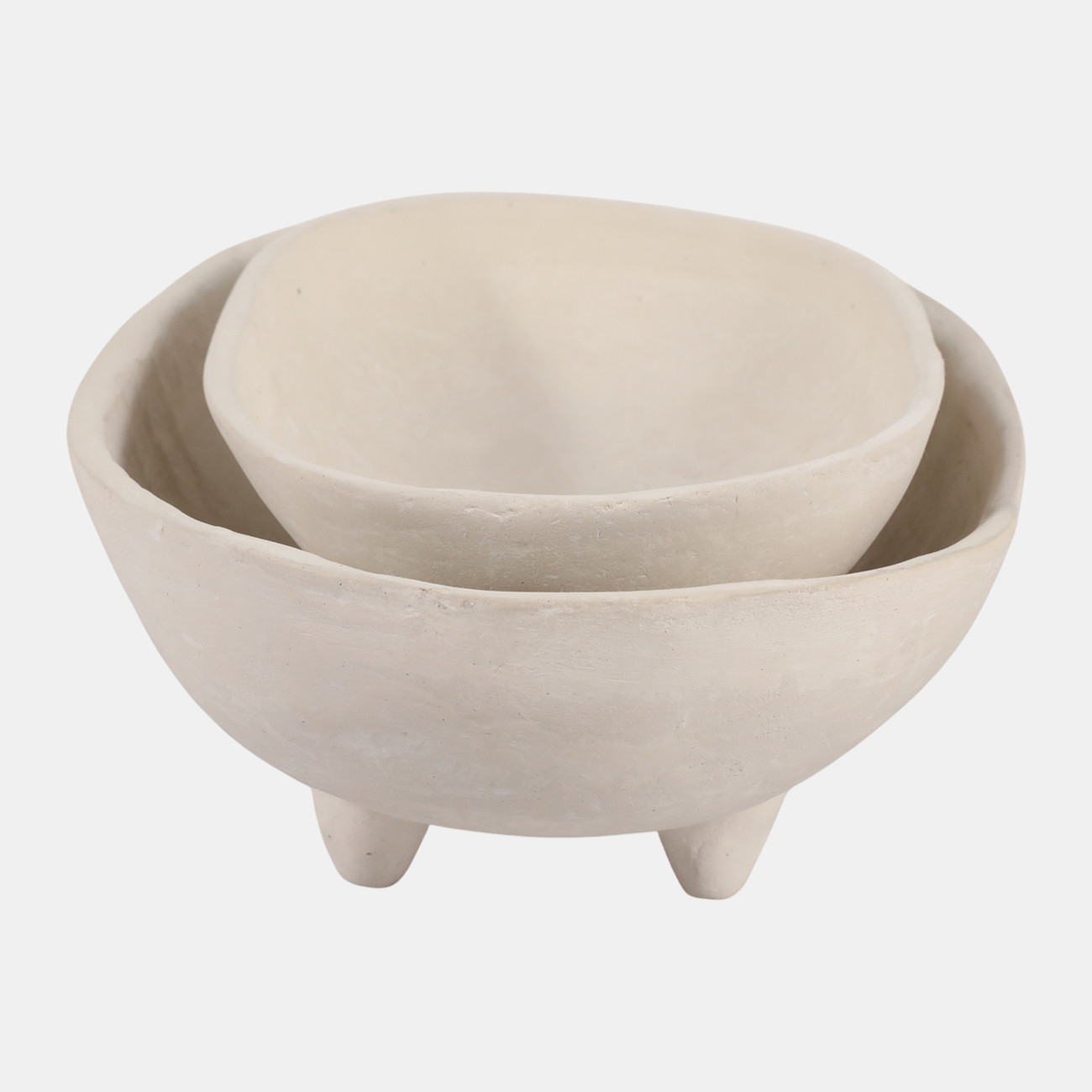 Flemmingmoor Set Of 2 Ivory Bowls 5 (In) - Image 2