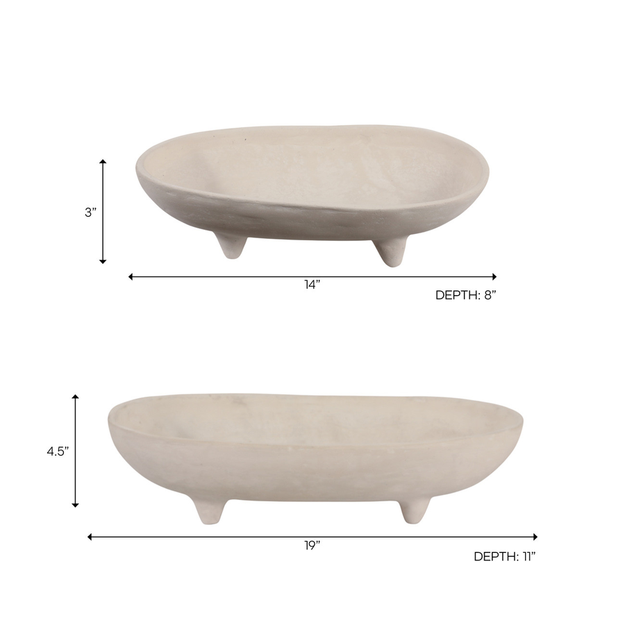 Flemmingmoor Set Of 2 Ivory Bowls 5 (In) - Image 6