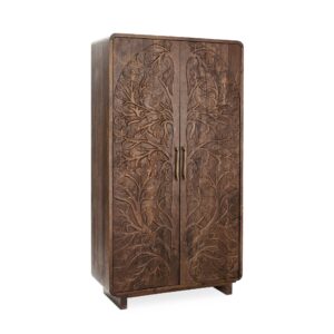 Albero Tall Cabinet - Kona Brown