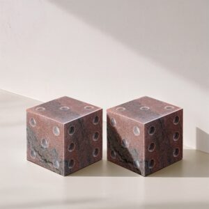 Dice Marble Decorative Dice