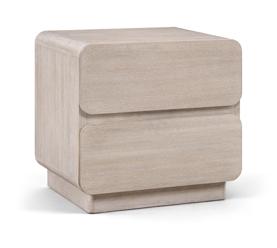 Adagio Solid Wood And Oak Veneer Nightstand - Image 4