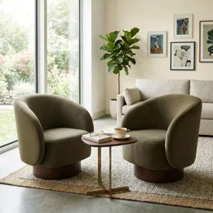 Swivel Chair Green