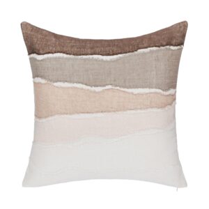 LN Bikram 22x22 - Ivory/Mocha Cream