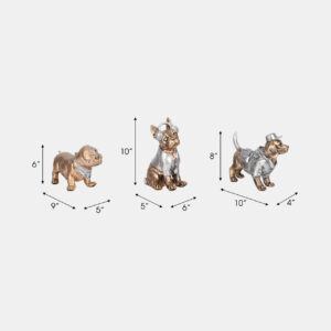 Zaneholm Set Of 3 Gold Decor 6 (In)