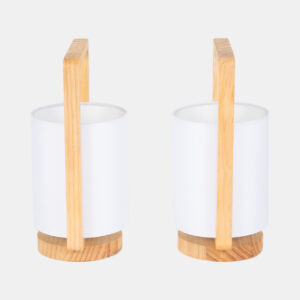 Rhea Set Of 2 White Lamps 11 (In)